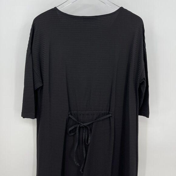 Heidi Ost Size Small / Medium Black Textured Dress & Jacket Set Designer Art - Picture 10 of 12